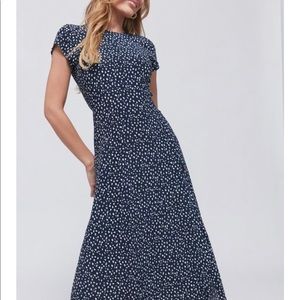 UO Lindsey Cap-sleeve midi dress